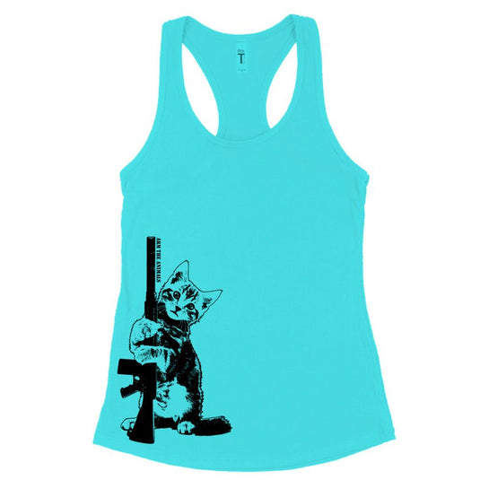 Women's | Ain't Kitten Around | Ideal Tank Top - Arm The Animals Clothing Co.