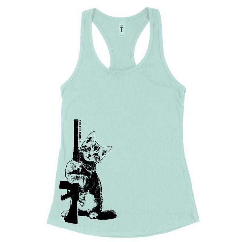 Load image into Gallery viewer, Women&#39;s | Ain&#39;t Kitten Around | Ideal Tank Top - Arm The Animals Clothing Co.
