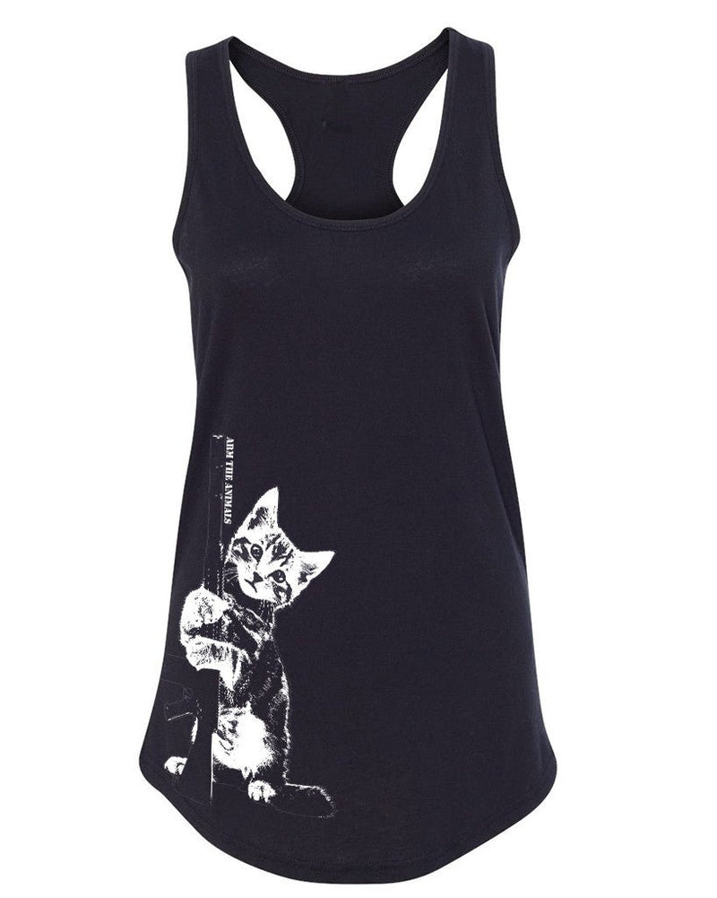 Load image into Gallery viewer, Women&#39;s | Ain&#39;t Kitten Around | Ideal Tank Top - Arm The Animals Clothing Co.
