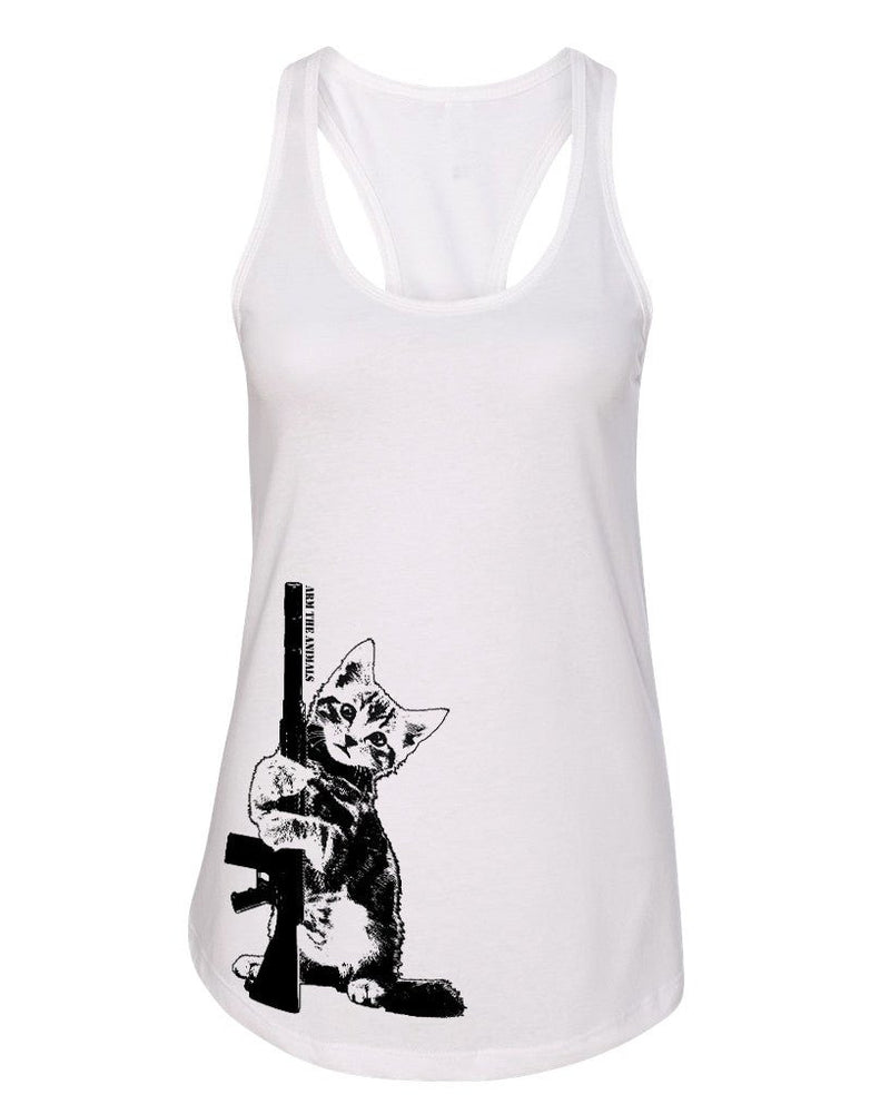 Load image into Gallery viewer, Women&#39;s | Ain&#39;t Kitten Around | Ideal Tank Top - Arm The Animals Clothing Co.
