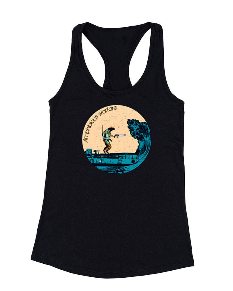 Load image into Gallery viewer, Women&#39;s | Amphibious Warfare | Tank Top - Arm The Animals Clothing Co.
