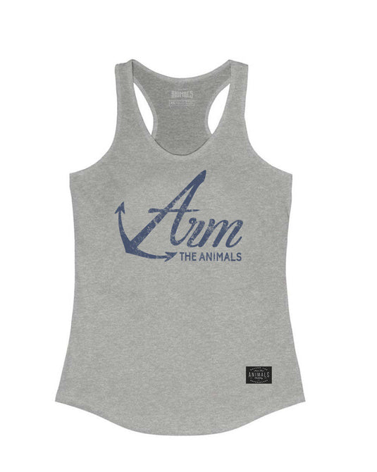 Women's | Armed Anchor | Ideal Tank Top - Arm The Animals Clothing Co.