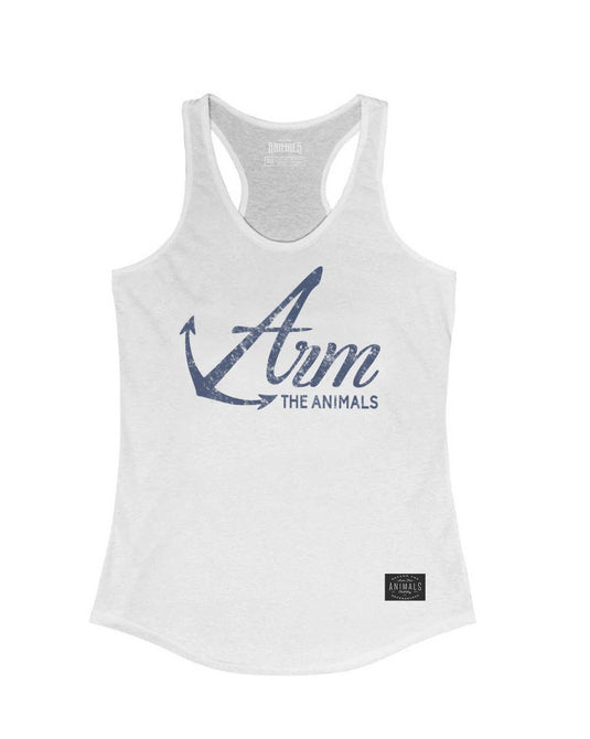Women's | Armed Anchor | Ideal Tank Top - Arm The Animals Clothing Co.