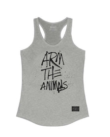Women's | ATA Splatter Logo | Ideal Tank Top - Arm The Animals Clothing Co.