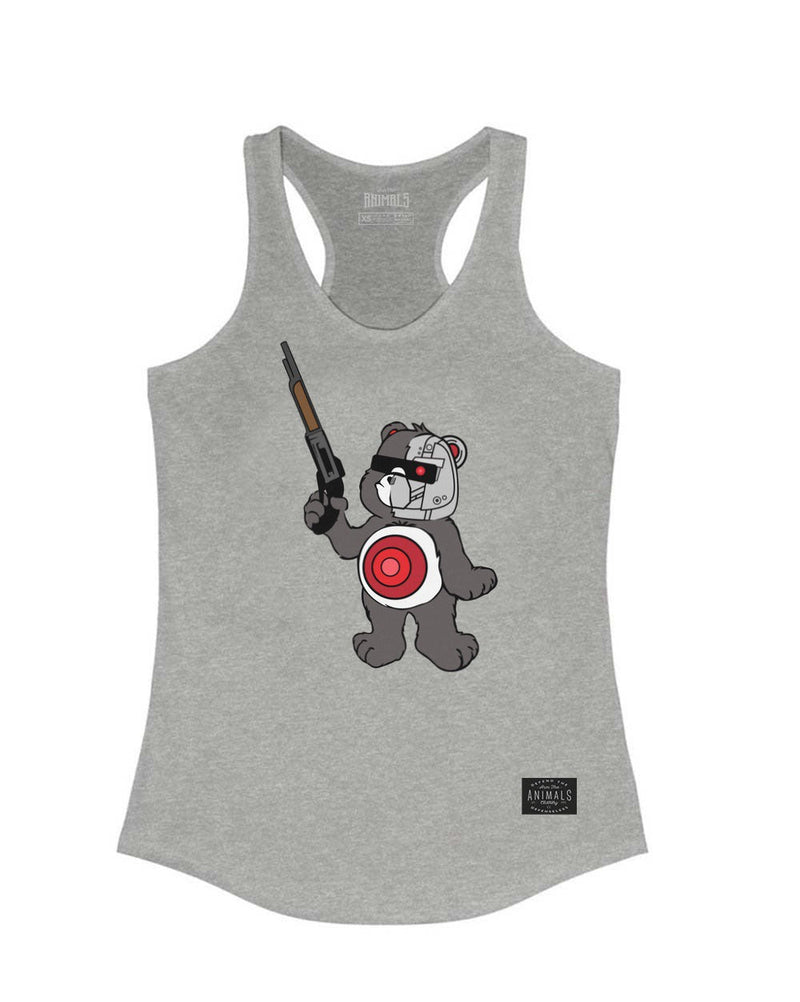 Load image into Gallery viewer, Women&#39;s | B-800 Judgement Bear | Ideal Tank Top - Arm The Animals Clothing Co.
