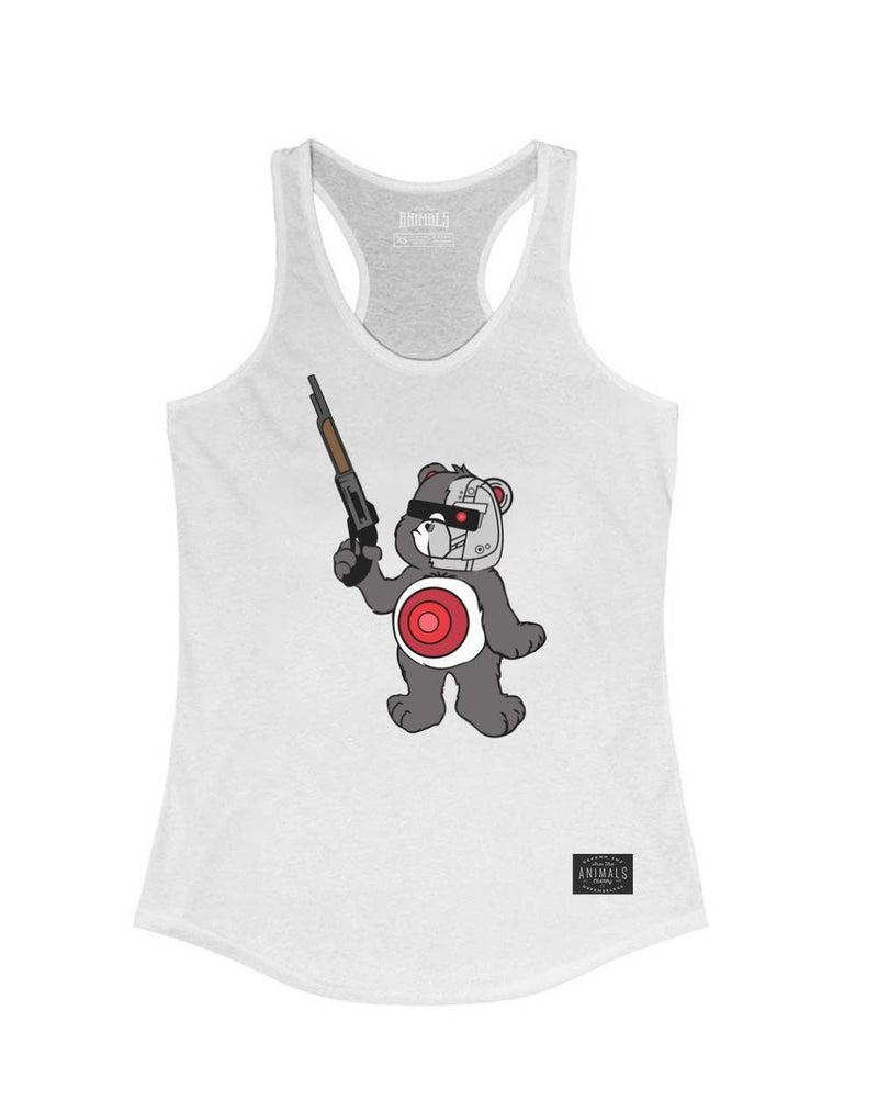 Load image into Gallery viewer, Women&#39;s | B-800 Judgement Bear | Ideal Tank Top - Arm The Animals Clothing Co.
