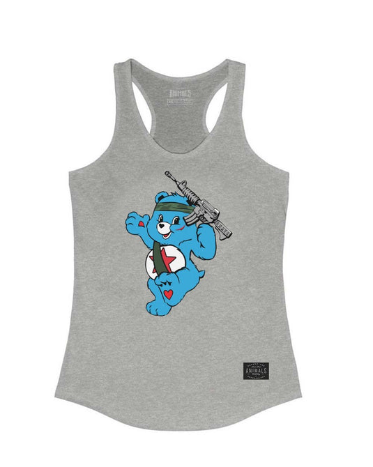 Women's | Bambo First Blood | Ideal Tank Top - Arm The Animals Clothing Co.