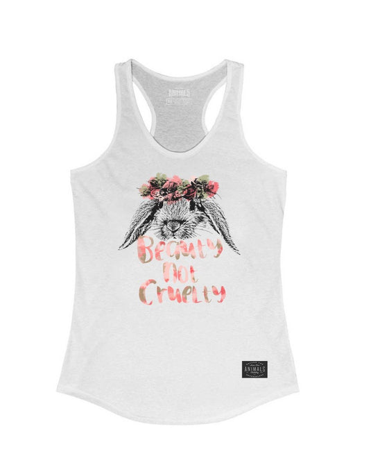 Women's | Beauty Not Cruelty | Ideal Tank Top - Arm The Animals Clothing Co.