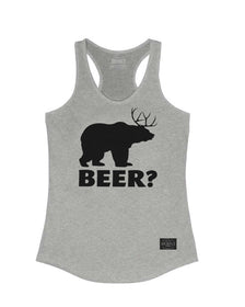 Women's | BEER? | Ideal Tank Top - Arm The Animals Clothing Co.