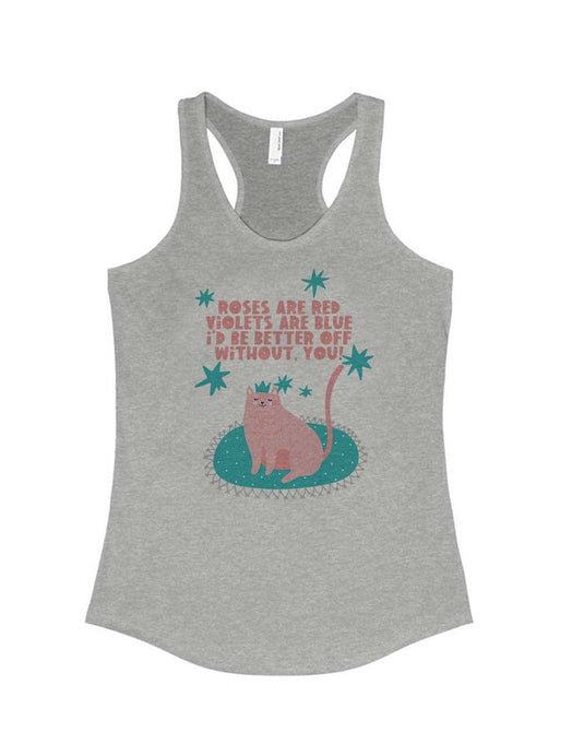 Women's | Better Off Without You | Ideal Tank Top - Arm The Animals Clothing Co.