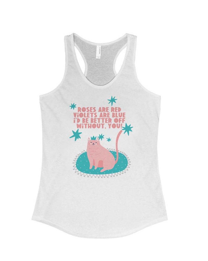Load image into Gallery viewer, Women&#39;s | Better Off Without You | Ideal Tank Top - Arm The Animals Clothing Co.
