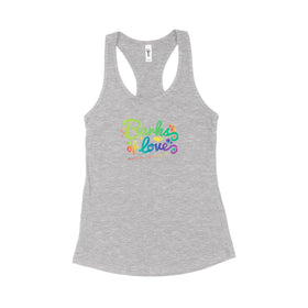 Women's | BOL Rainbow Logo | Tank Top - Arm The Animals Clothing Co.