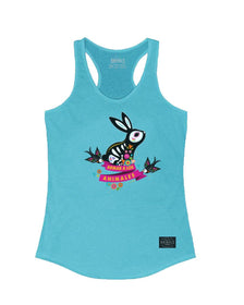 Women's | Bunny Alebrije | Ideal Tank Top - Arm The Animals Clothing Co.