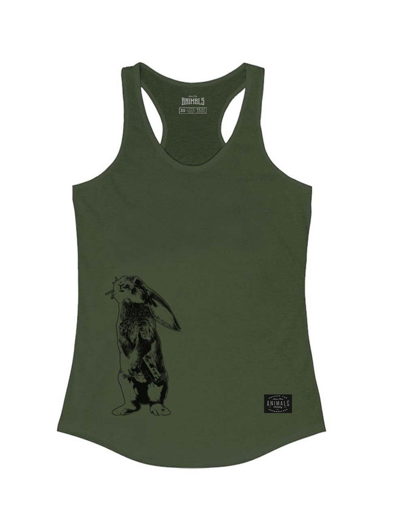 Load image into Gallery viewer, Women&#39;s | Bunshot | Ideal Tank Top - Arm The Animals Clothing Co.
