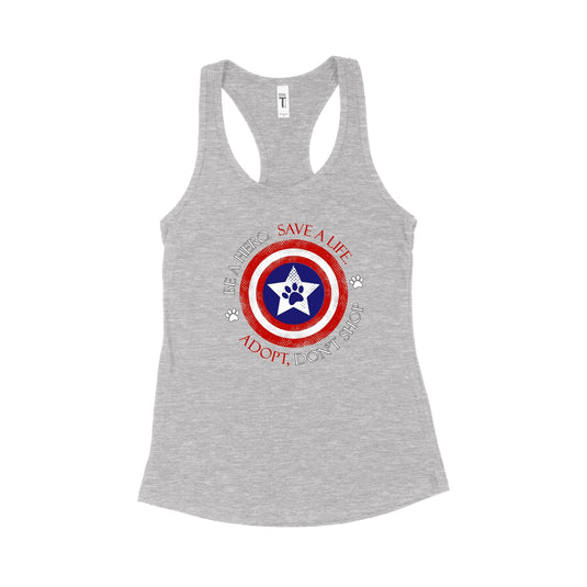 Women's | Captain Rescue | Tank Top - Arm The Animals Clothing Co.