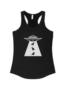 Women's | Cat Abduction | Ideal Tank Top - Arm The Animals Clothing Co.
