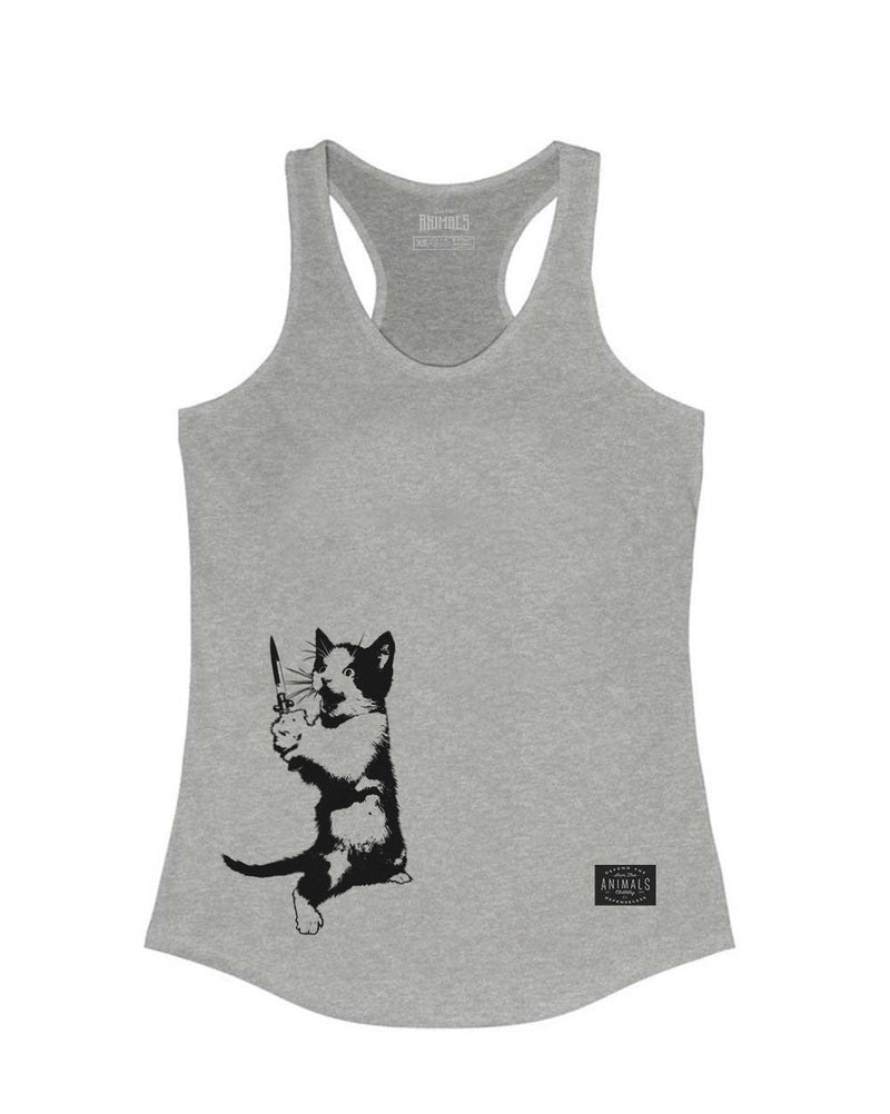 Load image into Gallery viewer, Women&#39;s | Cat The Ripper | Ideal Tank Top - Arm The Animals Clothing LLC
