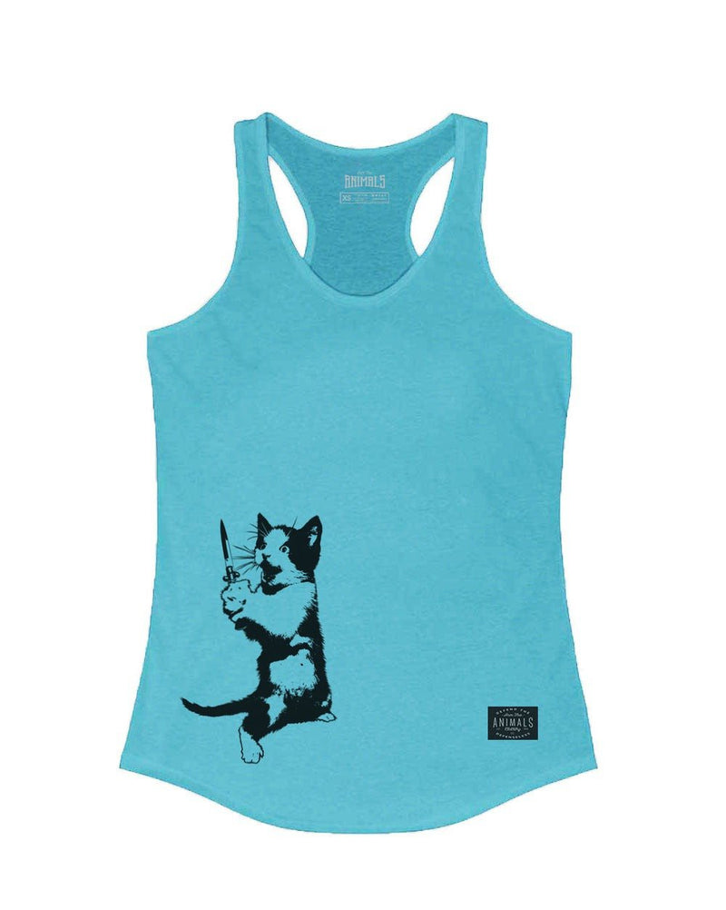 Load image into Gallery viewer, Women&#39;s | Cat The Ripper | Ideal Tank Top - Arm The Animals Clothing LLC
