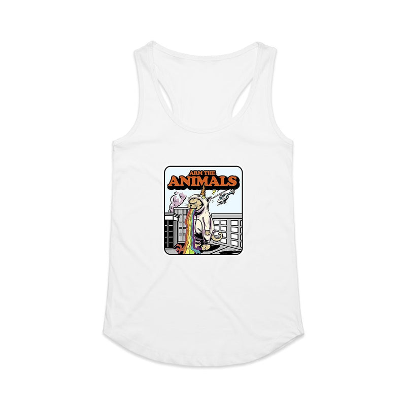 Load image into Gallery viewer, Women&#39;s | Cat Vomit | Ideal Tank Top - Arm The Animals Clothing LLC
