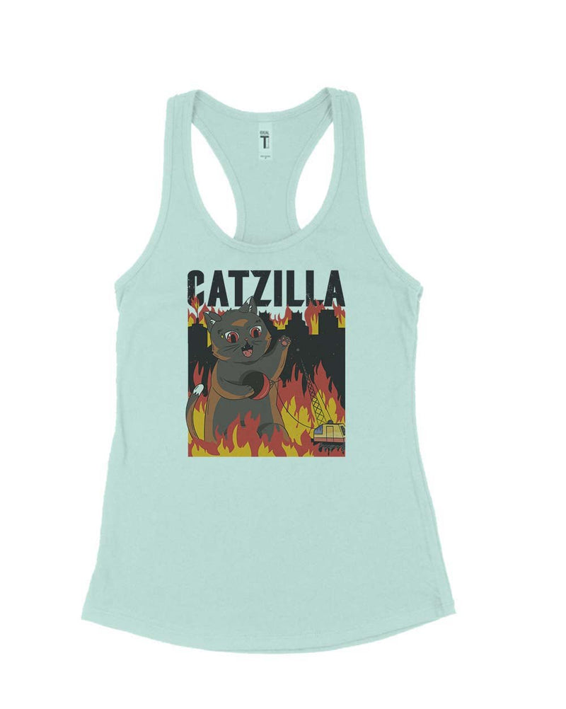 Load image into Gallery viewer, Women&#39;s | Catzilla | Ideal Tank Top - Arm The Animals Clothing Co.
