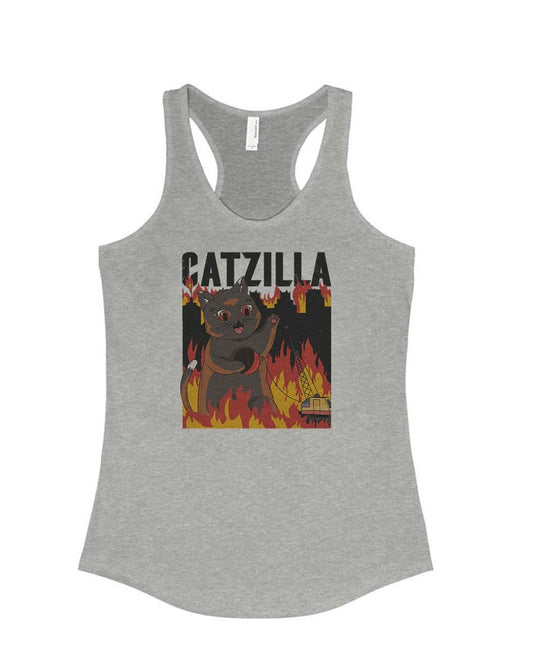 Women's | Catzilla | Ideal Tank Top - Arm The Animals Clothing Co.