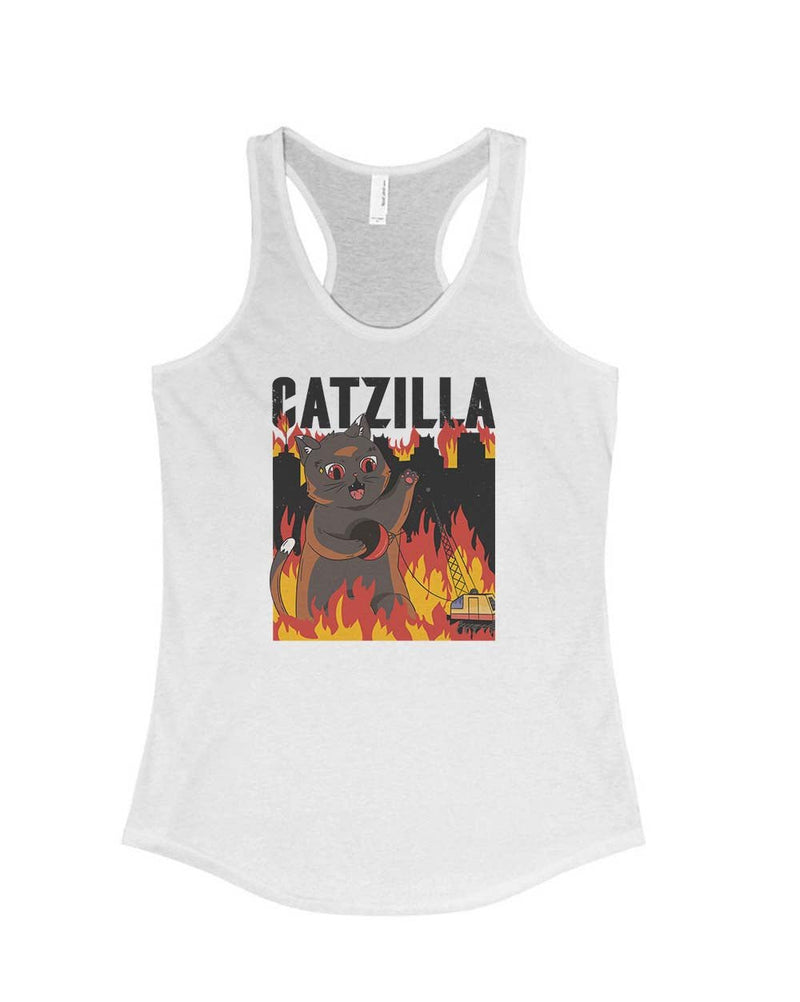 Load image into Gallery viewer, Women&#39;s | Catzilla | Ideal Tank Top - Arm The Animals Clothing Co.

