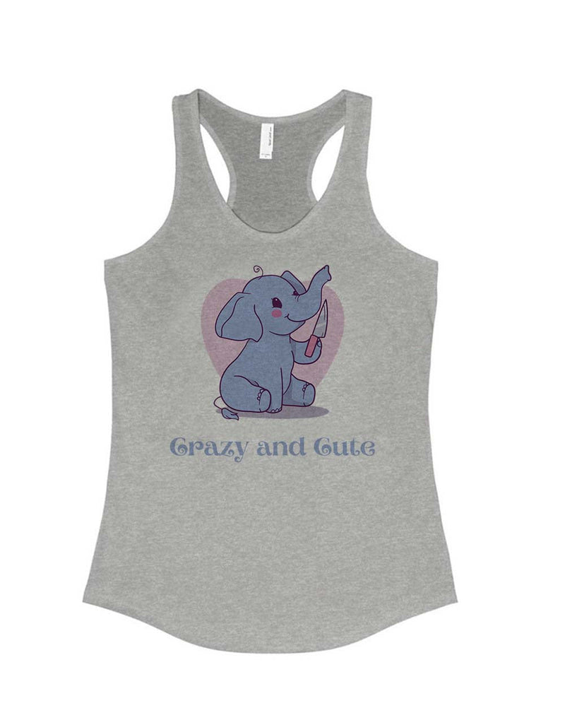 Load image into Gallery viewer, Women&#39;s | Crazy and Cute | Ideal Tank Top - Arm The Animals Clothing Co.

