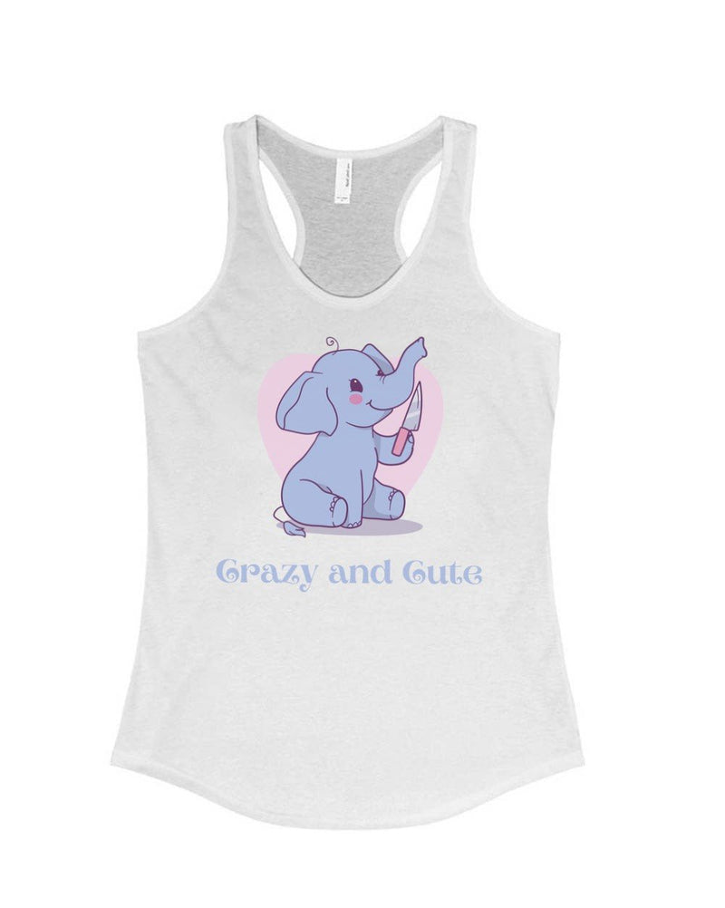 Load image into Gallery viewer, Women&#39;s | Crazy and Cute | Ideal Tank Top - Arm The Animals Clothing Co.
