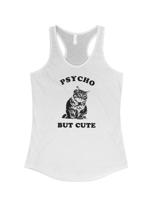 Women's | Cute But Psycho | Ideal Tank Top - Arm The Animals Clothing Co.