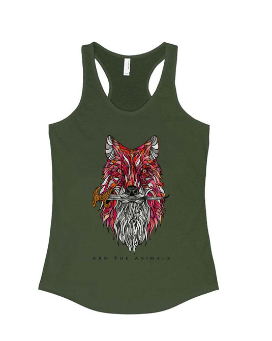 Women's | Dagger Fox | Ideal Tank Top - Arm The Animals Clothing Co.