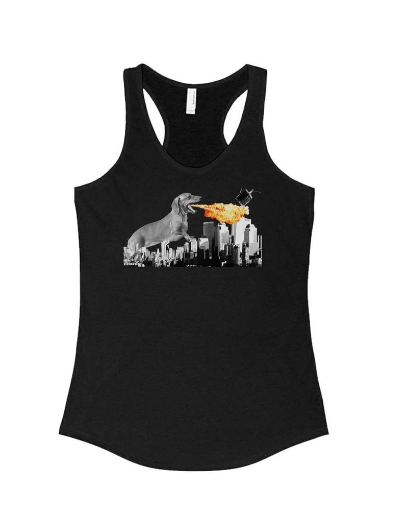 Load image into Gallery viewer, Women&#39;s | Dogzilla | Ideal Tank Top - Arm The Animals Clothing Co.
