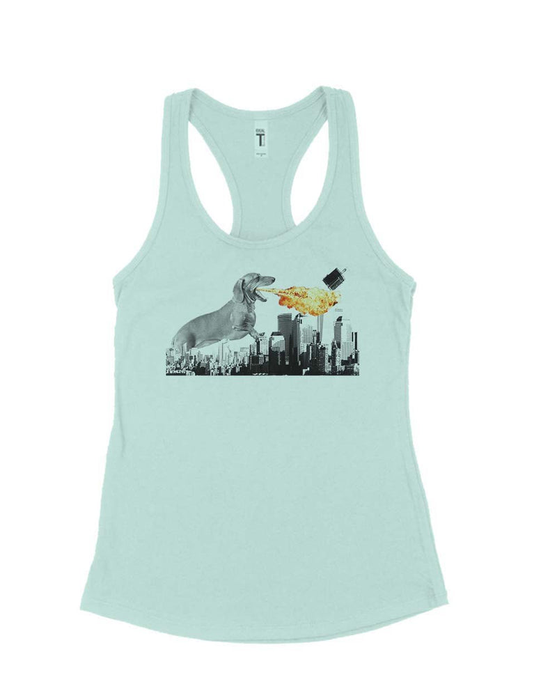 Load image into Gallery viewer, Women&#39;s | Dogzilla | Ideal Tank Top - Arm The Animals Clothing Co.
