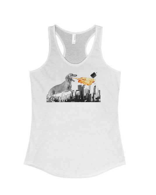 Women's | Dogzilla | Ideal Tank Top - Arm The Animals Clothing Co.