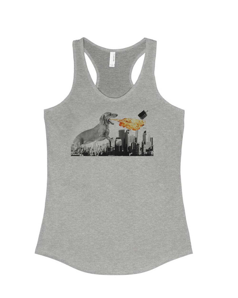 Load image into Gallery viewer, Women&#39;s | Dogzilla | Ideal Tank Top - Arm The Animals Clothing Co.
