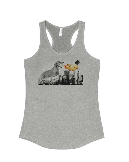 Women's | Dogzilla | Ideal Tank Top - Arm The Animals Clothing Co.