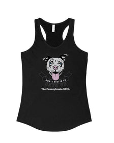 Women's | Don't Pittie Us | Tank Top - Arm The Animals Clothing Co.