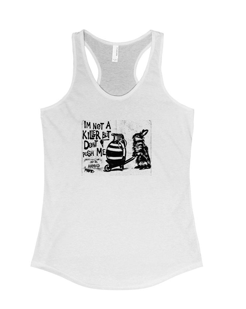 Load image into Gallery viewer, Women&#39;s | Don&#39;t Push Me | Tank Top - Arm The Animals Clothing Co.
