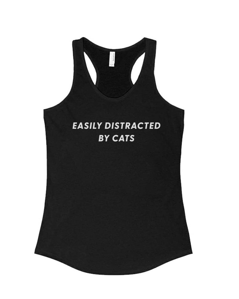 Load image into Gallery viewer, Women&#39;s | Easily Distracted Cat | Ideal Tank Top - Arm The Animals Clothing Co.
