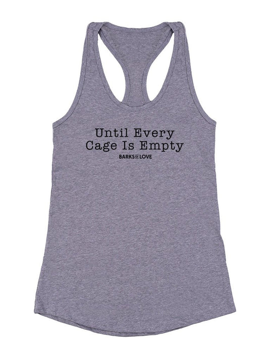 Women's | Empty Every Cage | Tank Top - Arm The Animals Clothing Co.