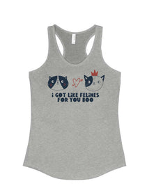 Women's | Felines For You | Ideal Tank Top - Arm The Animals Clothing Co.