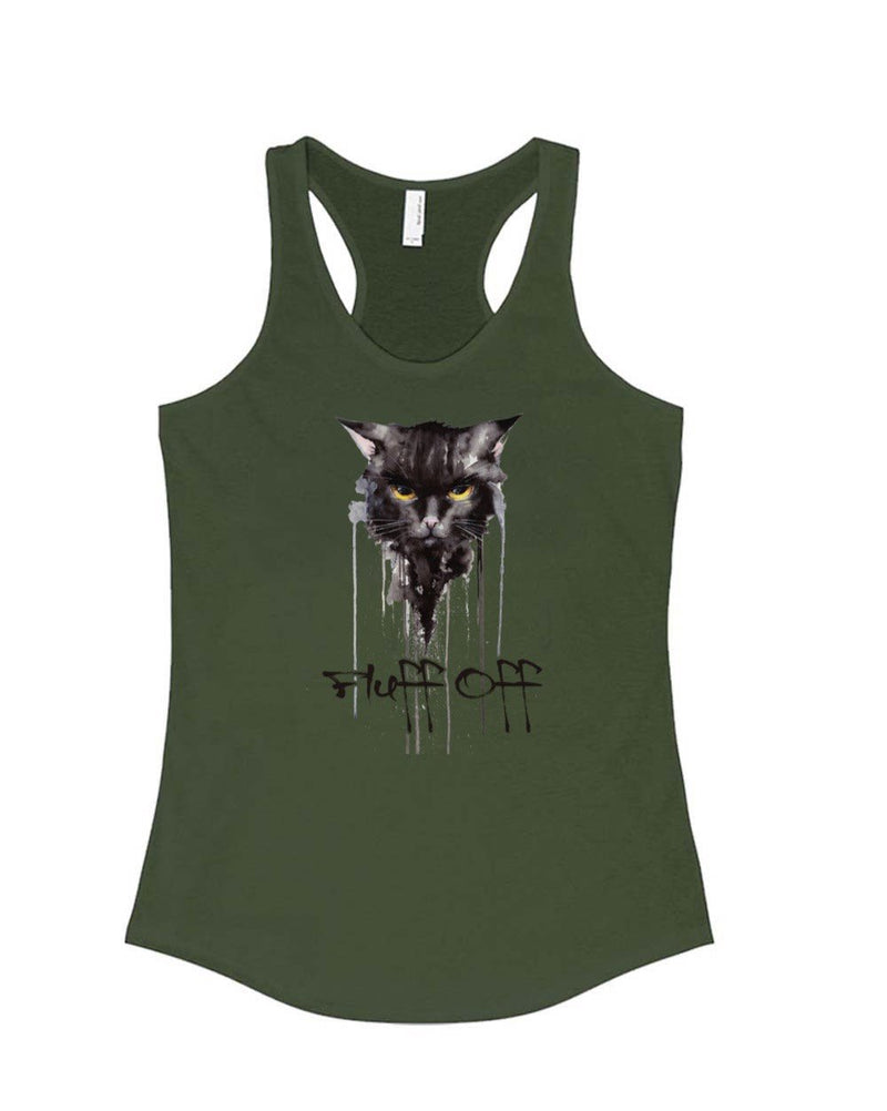 Load image into Gallery viewer, Women&#39;s | Fluff Off | Ideal Tank Top - Arm The Animals Clothing Co.
