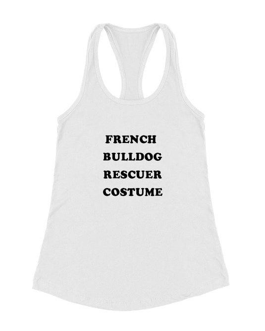 Women's | French Bulldog Rescuer Costume | Tank Top - Arm The Animals Clothing Co.