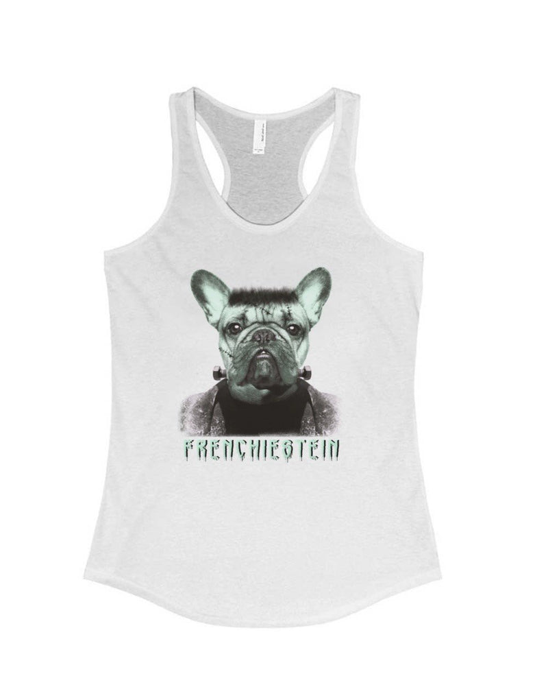 Load image into Gallery viewer, Women&#39;s | Frenchiestein | Ideal Tank Top - Arm The Animals Clothing LLC

