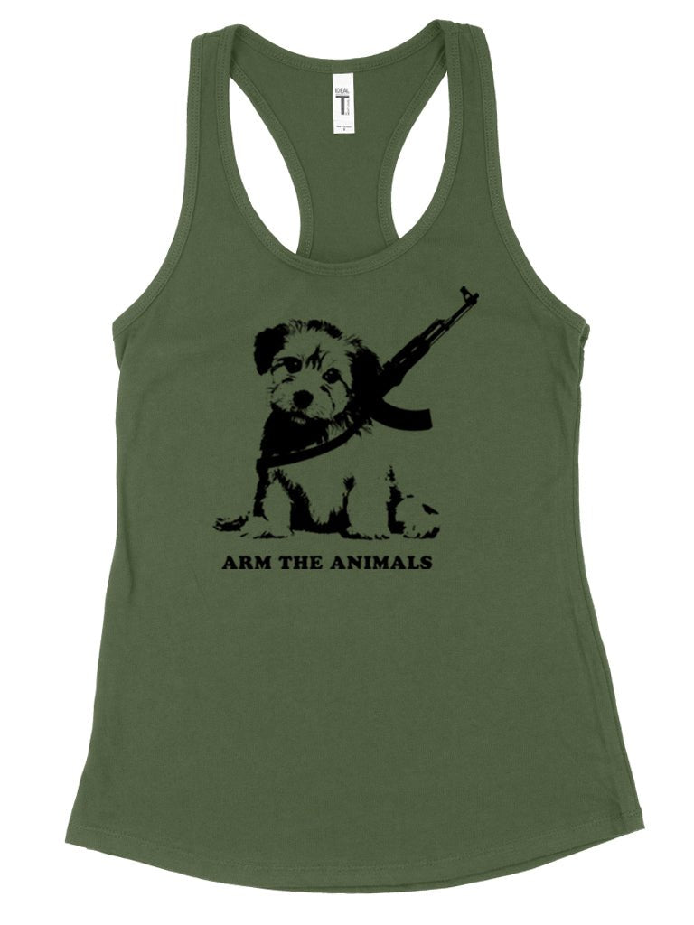 Load image into Gallery viewer, Women&#39;s | G.I. Doge | Ideal Tank Top - Arm The Animals Clothing Co.
