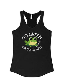 Women's | Go Green | Tank Top - Arm The Animals Clothing Co.
