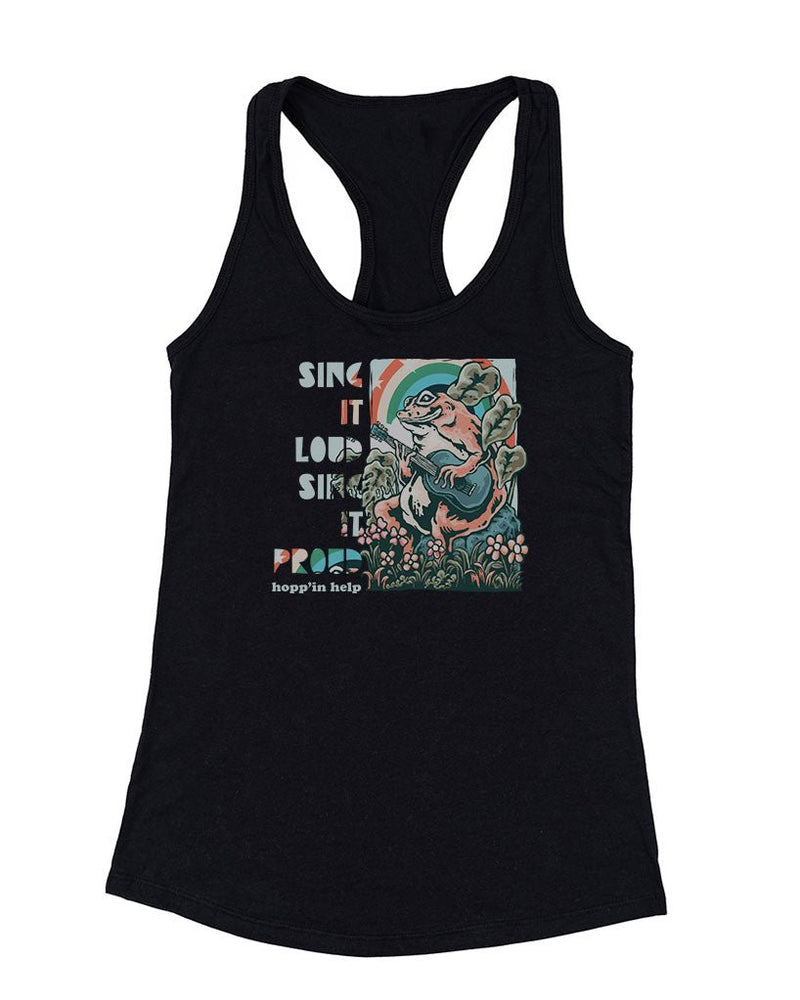 Load image into Gallery viewer, Women&#39;s | Hopp’in with Pride | Tank Top - Arm The Animals Clothing Co.
