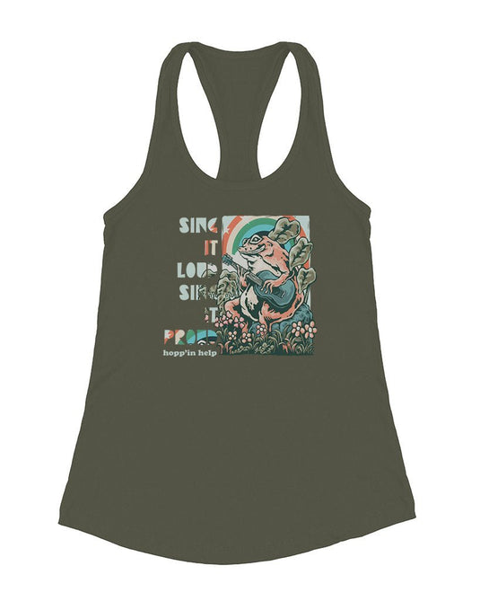 Women's | Hopp’in with Pride | Tank Top - Arm The Animals Clothing Co.