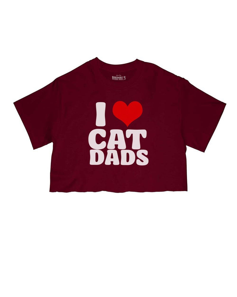 Load image into Gallery viewer, Women&#39;s | I Love Cat Dads | Cut Tee - Arm The Animals Clothing LLC

