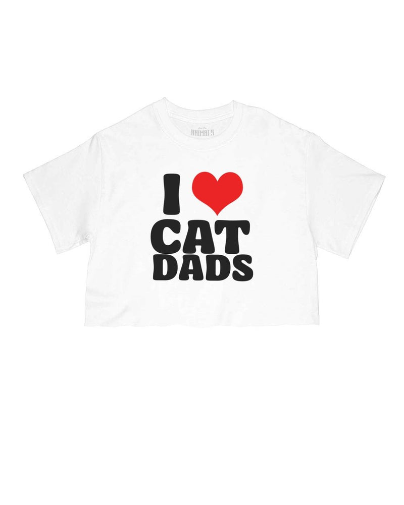 Load image into Gallery viewer, Women&#39;s | I Love Cat Dads | Cut Tee - Arm The Animals Clothing LLC
