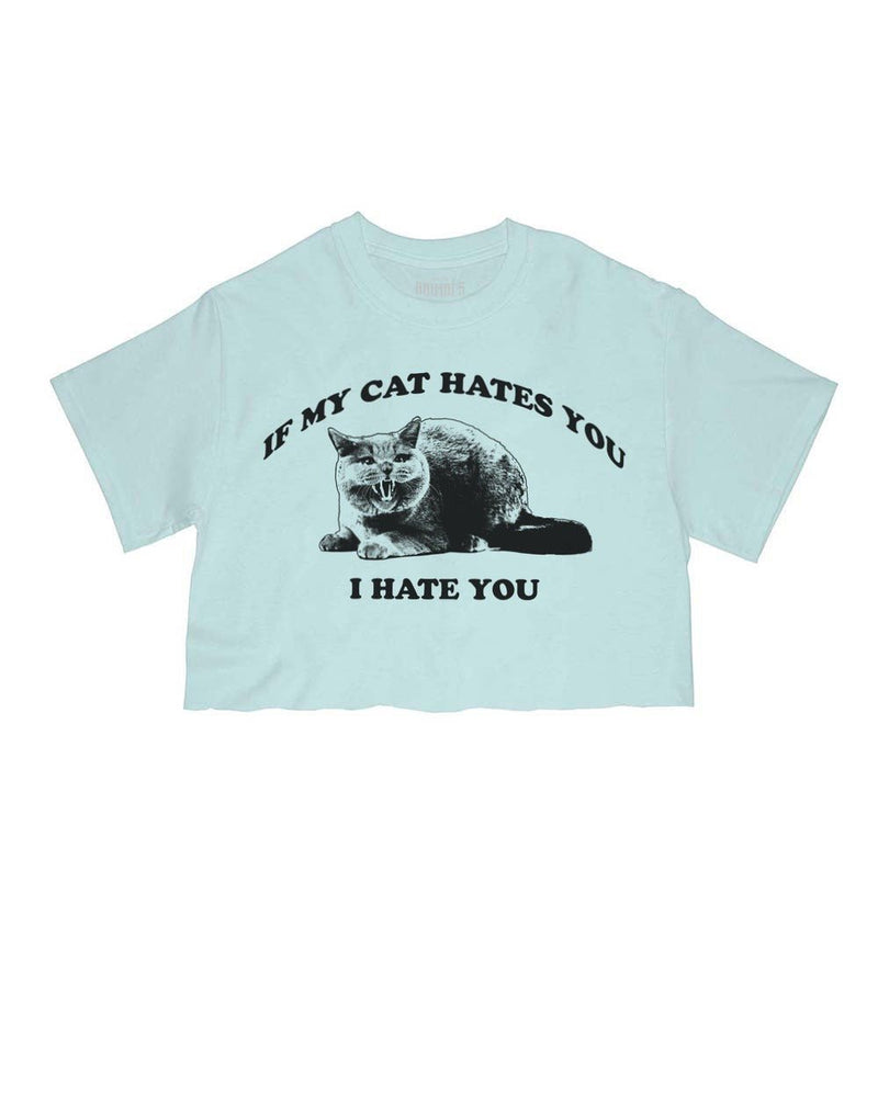 Load image into Gallery viewer, Women&#39;s | If My Cat Hates You | Cut Tee - Arm The Animals Clothing LLC
